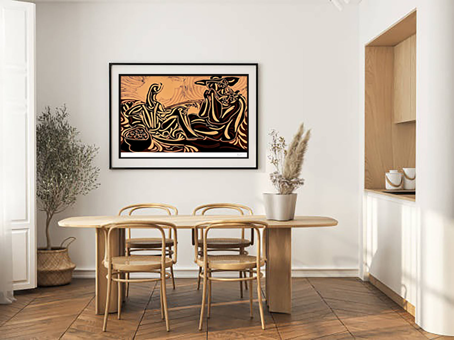 Picasso "The Grape Harvesters 1959" Lithograph