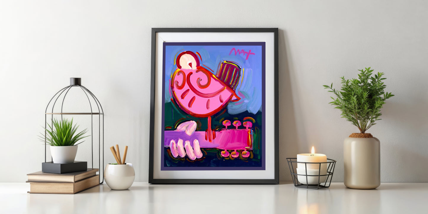 Peter Max, "Woodstock" Lithograph