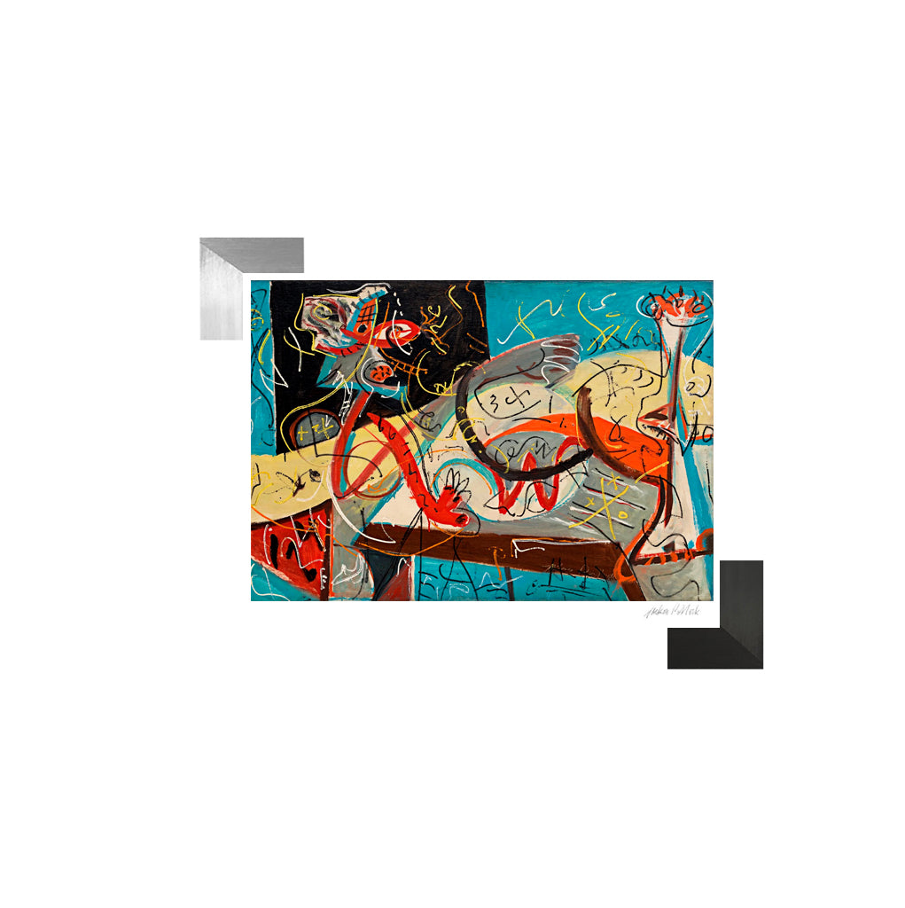 Jackson Pollock, "Stenographic Figure" Lithograph