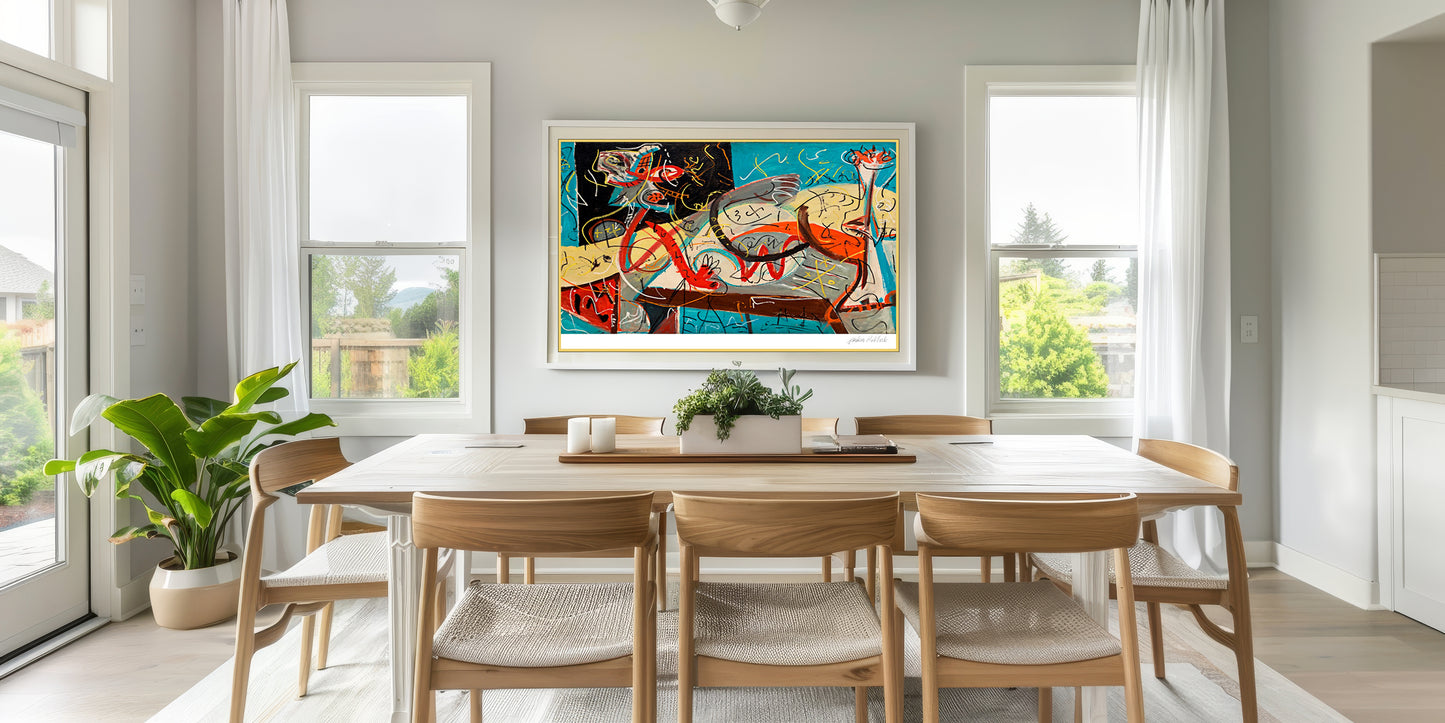 Jackson Pollock, "Stenographic Figure" Lithograph