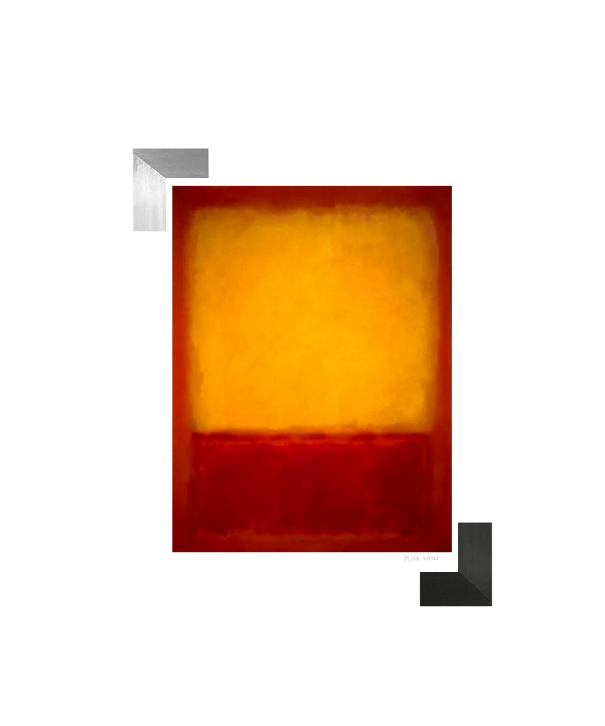 Mark Rothko, "Yellow over Purple 1956" Lithograph