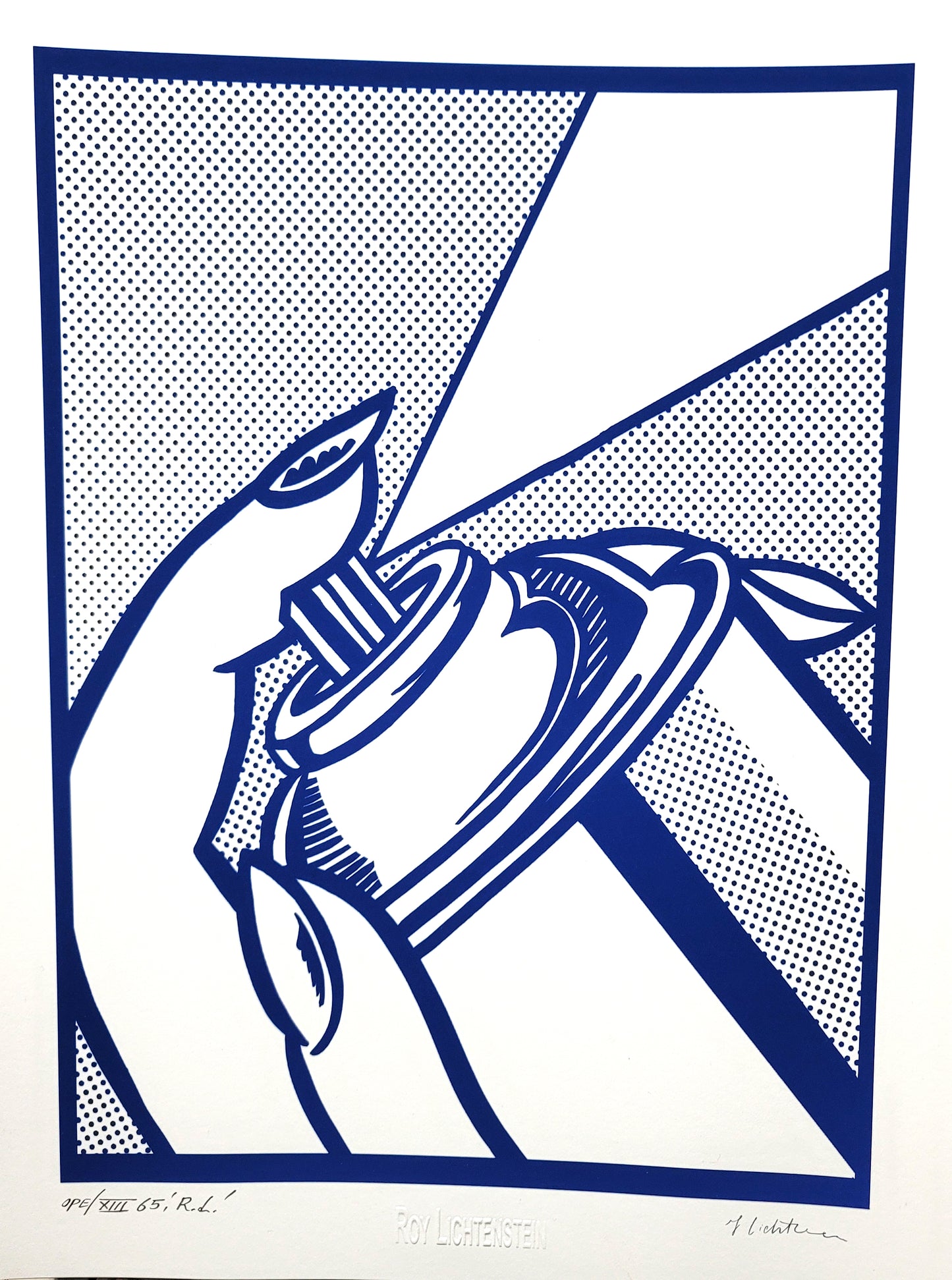 Roy Lichtenstein "Spray Can" Lithograph