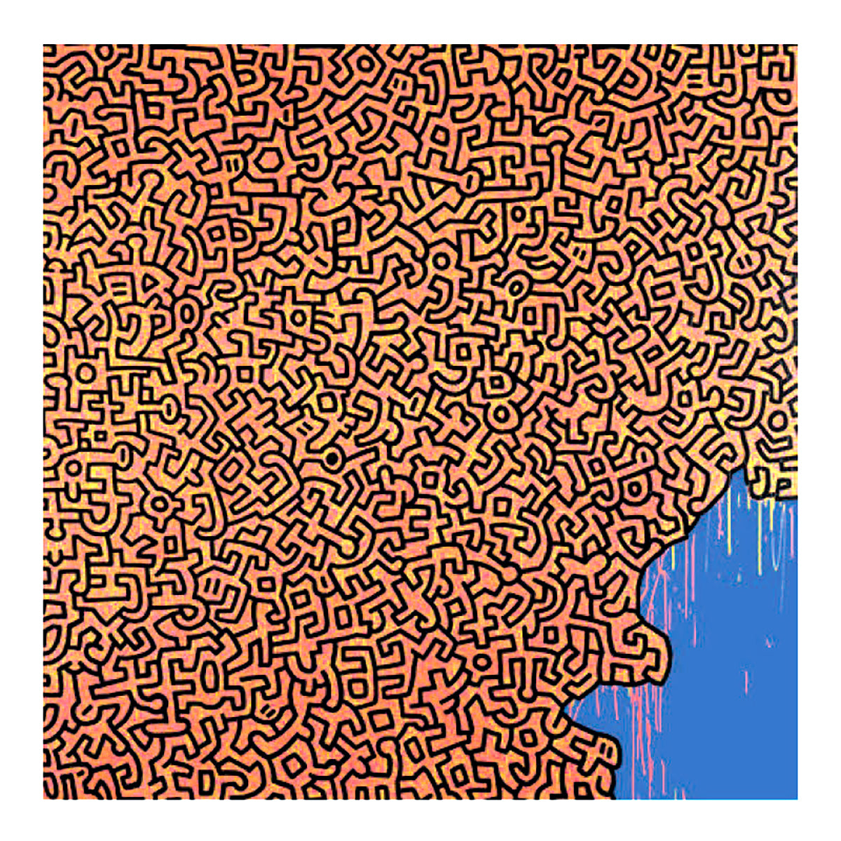 Keith Haring , "Brazil"