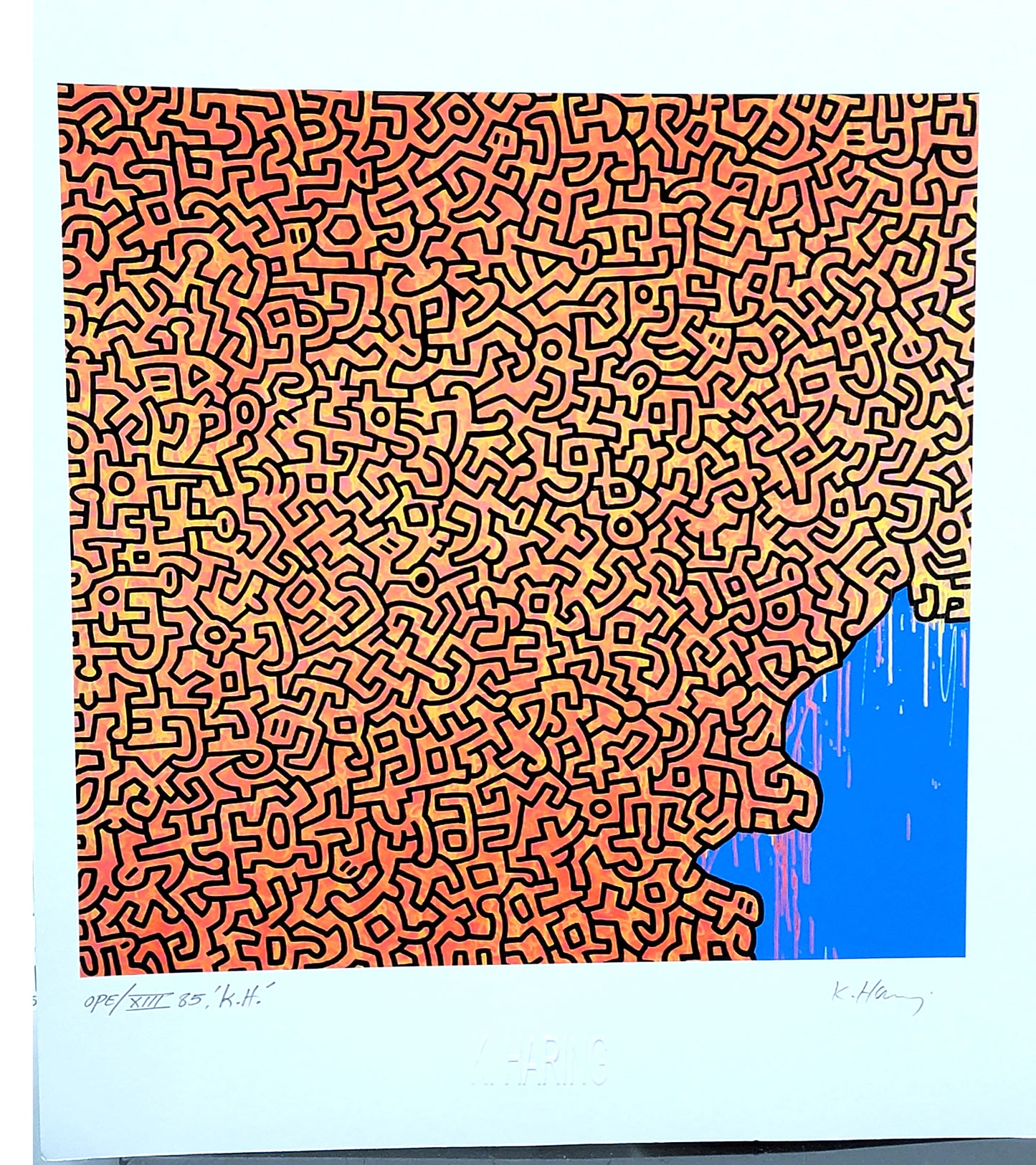 Keith Haring , "Brazil"