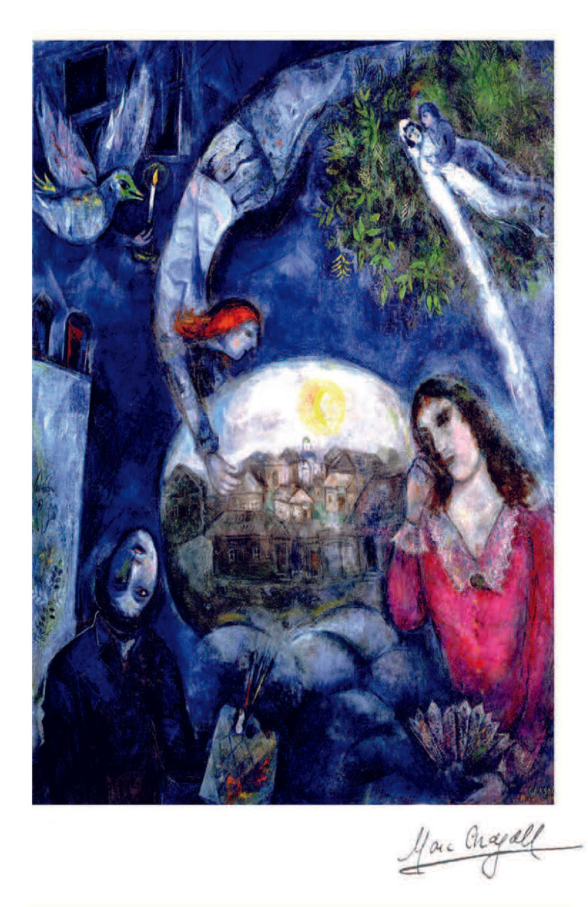 Chagall, "Around Her 1945"