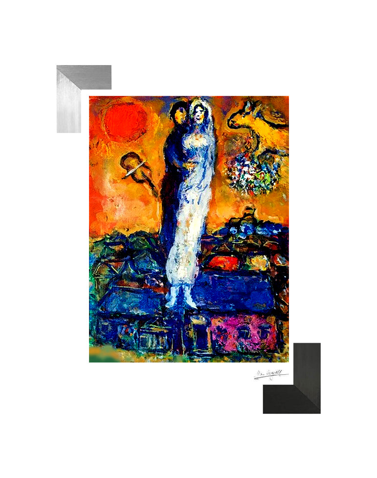 Chagall, "Femme Bleue, Ane Rouge (1969)"