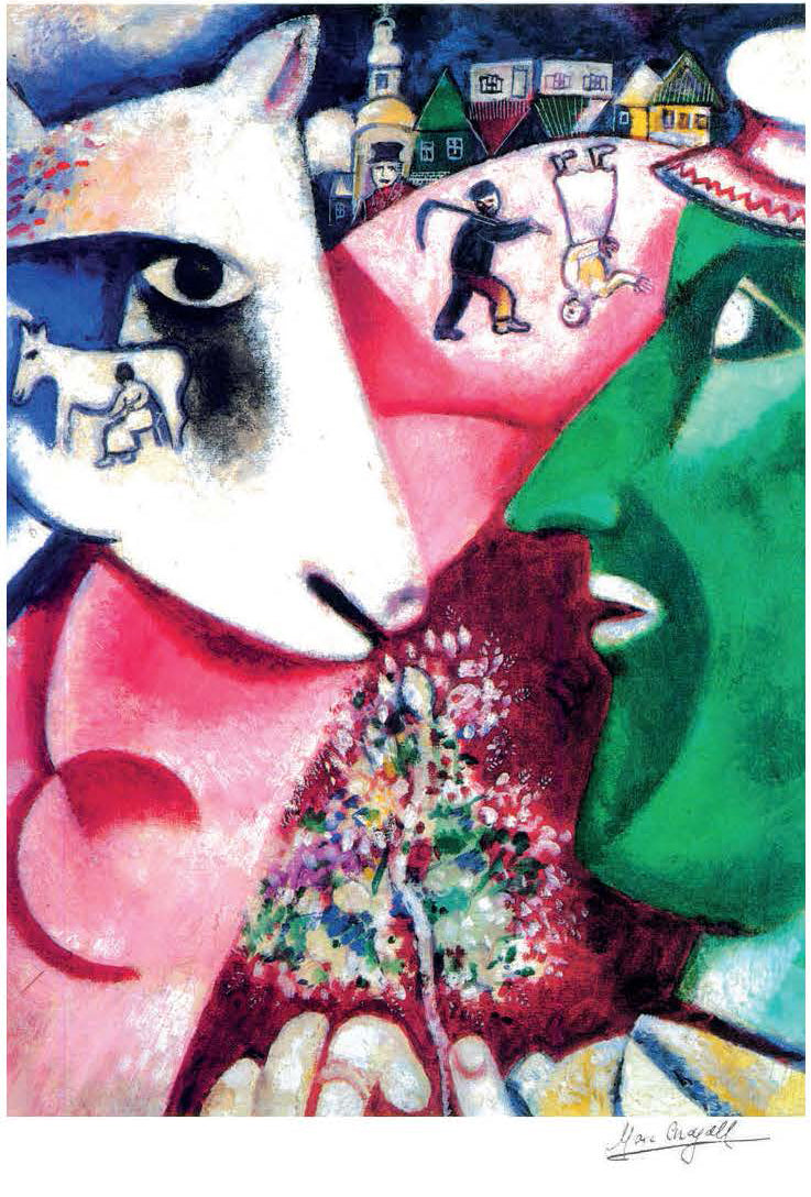 Chagall, "Me and The Village"