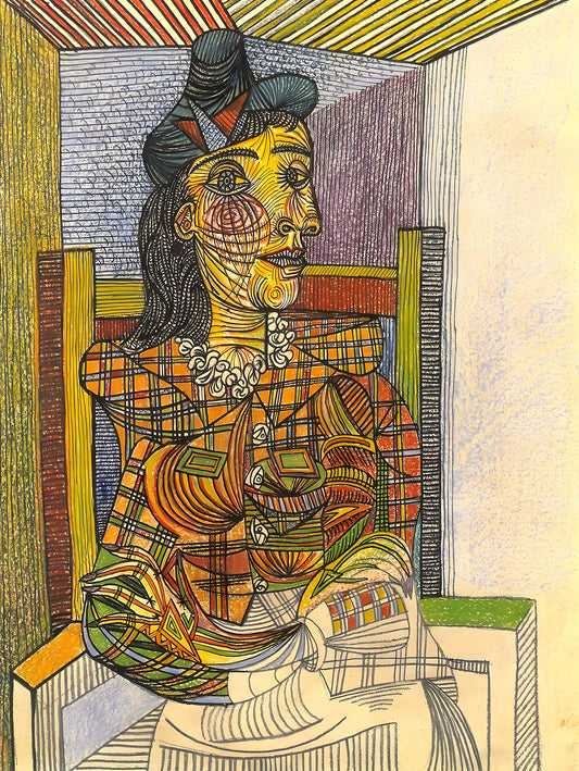 Picasso "Dora Maar (1907-97) Seated, 2nd February 1938"