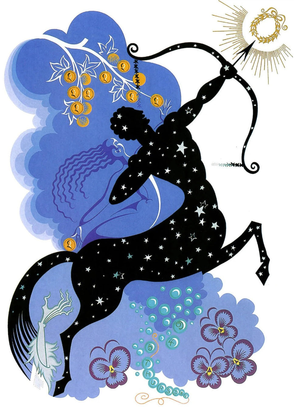 Erte, "Zodiac Sagittarius"