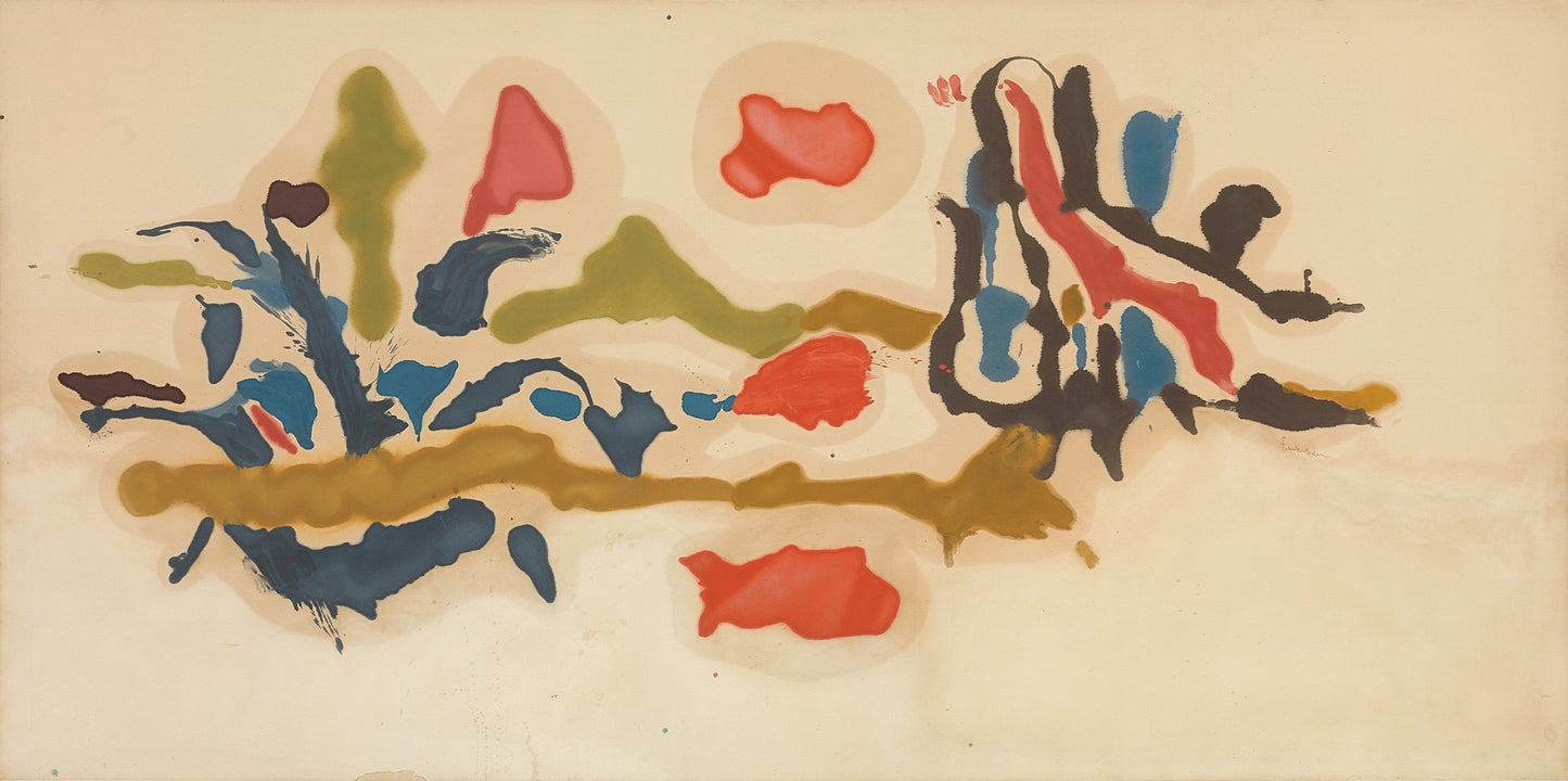 Helen Frankenthaler, "Seascape with Dunes, 1962"