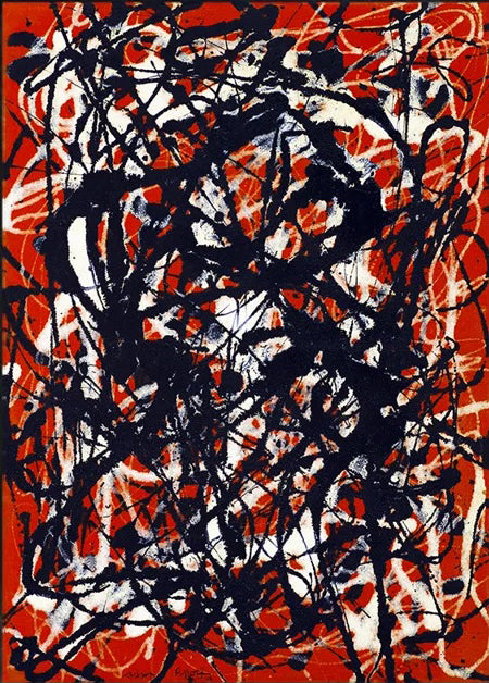 Jackson Pollock, "Free Form"