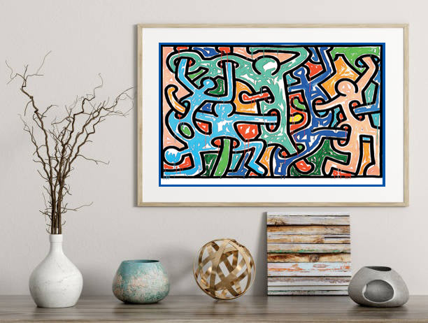 Keith Haring , "Untitled, 1988" (abstract)