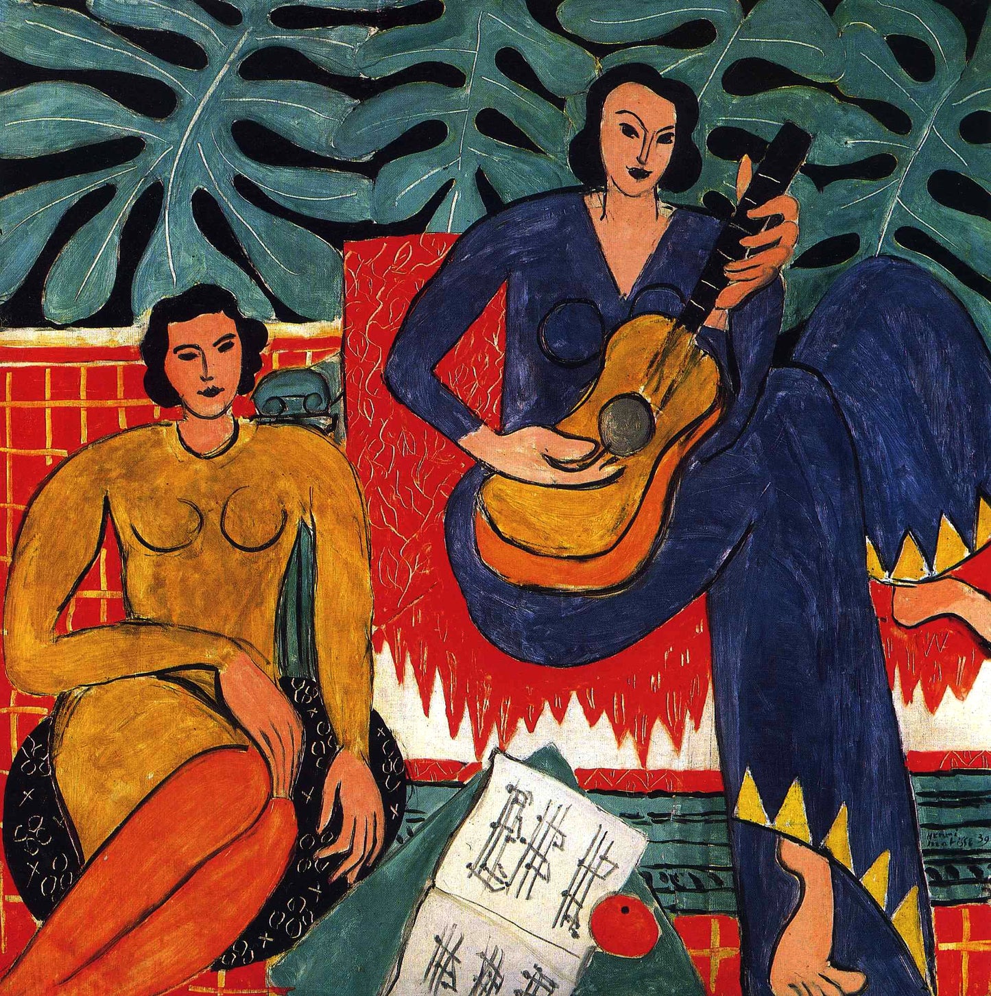 Henri Matisse, "La Musique 1939"