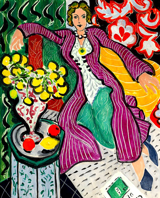 Henri Matisse "Woman in Purple Coat" Lithograph