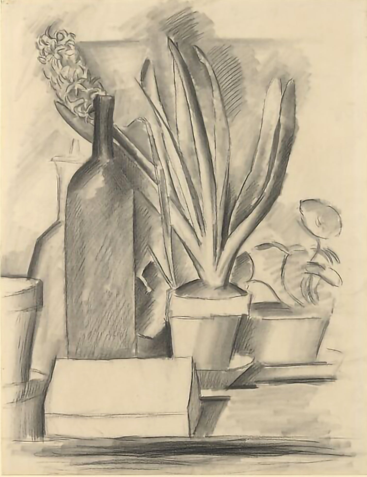 Picasso "Still Life with Bottle and Pot of Hyacinths"