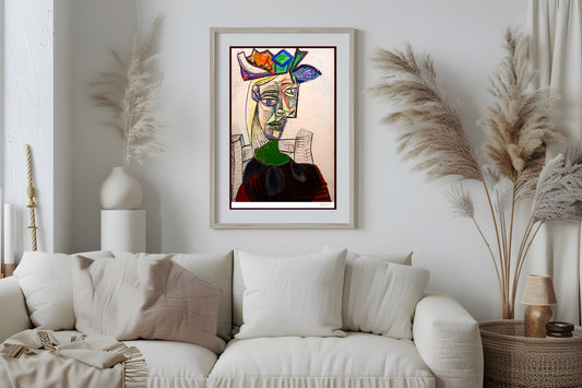 Picasso "Femme Assise au Chapeau 1939" Lithograph