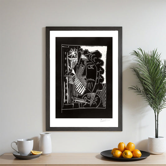 Picasso "Painter with Palette, 1963", Lithograph