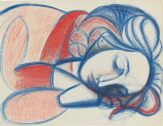 Picasso "Portrait de femme endormie, III (Portrait of a Sleeping Woman, III), 1946" Lithograph