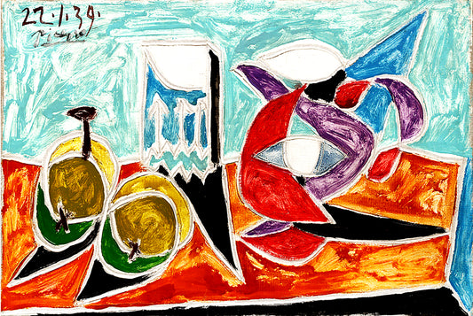 Picasso "Still Life Fruits and Pitcher"