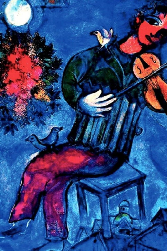 Chagall, "The Blue Fiddler"